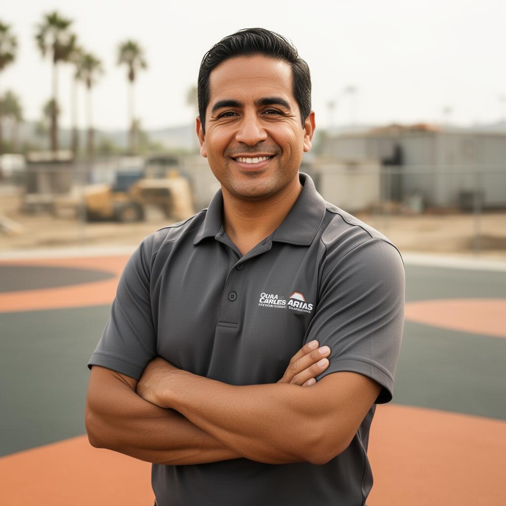 Juan Carlos Arias, founder of Turbo Surfacing Solutions in Chula Vista, San Diego County