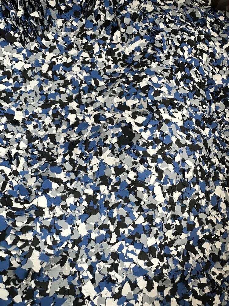 Epoxy chip flooring close-up detail in San Diego, CA by TurboSurfacing