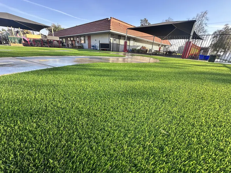 Artificial grass residential front yard in San Diego, CA by TurboSurfacing Artificial grass residential front yard in San Diego, CA by TurboSurfacing
