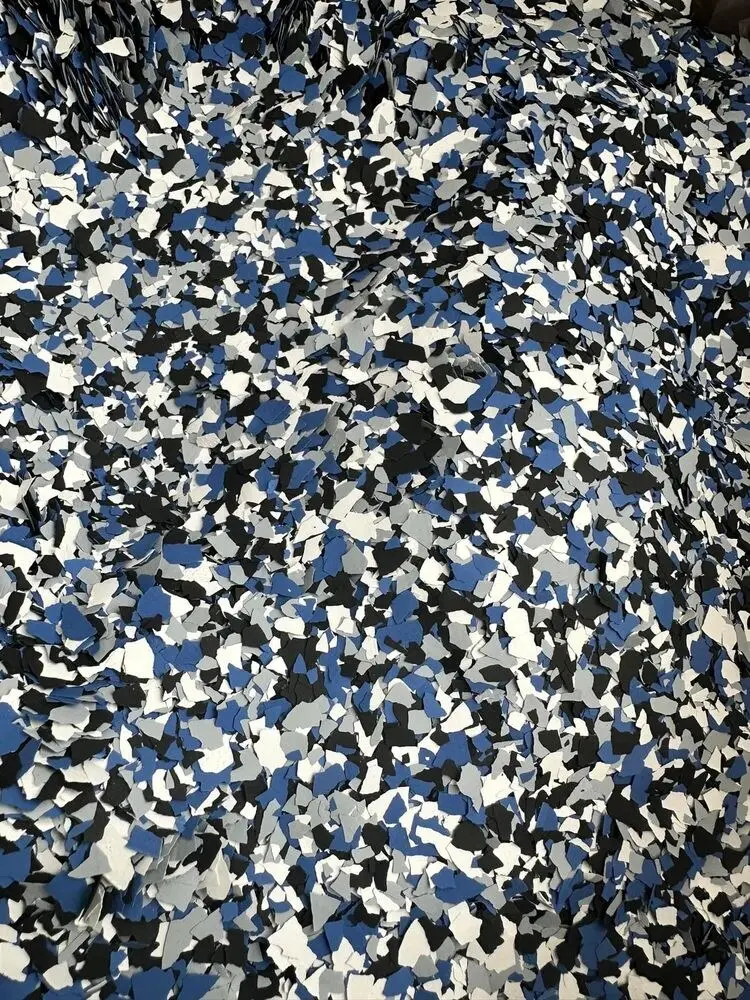 Decorative epoxy chip floor finish installed in San Diego by Turbo Surfacing Solutions