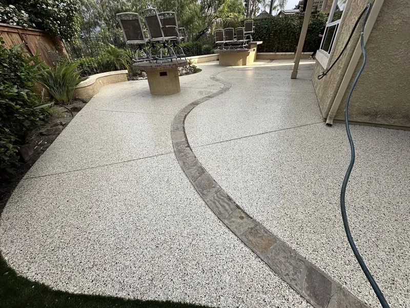 Pool deck surfacing — Turbo Surfacing Solutions Pool deck concrete coating installed in by Turbo Surfacing Solutions