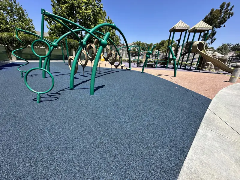 Gym rubber flooring installer — Turbo Surfacing Solutions Rubber fitness flooring surface installed in by Turbo Surfacing Solutions