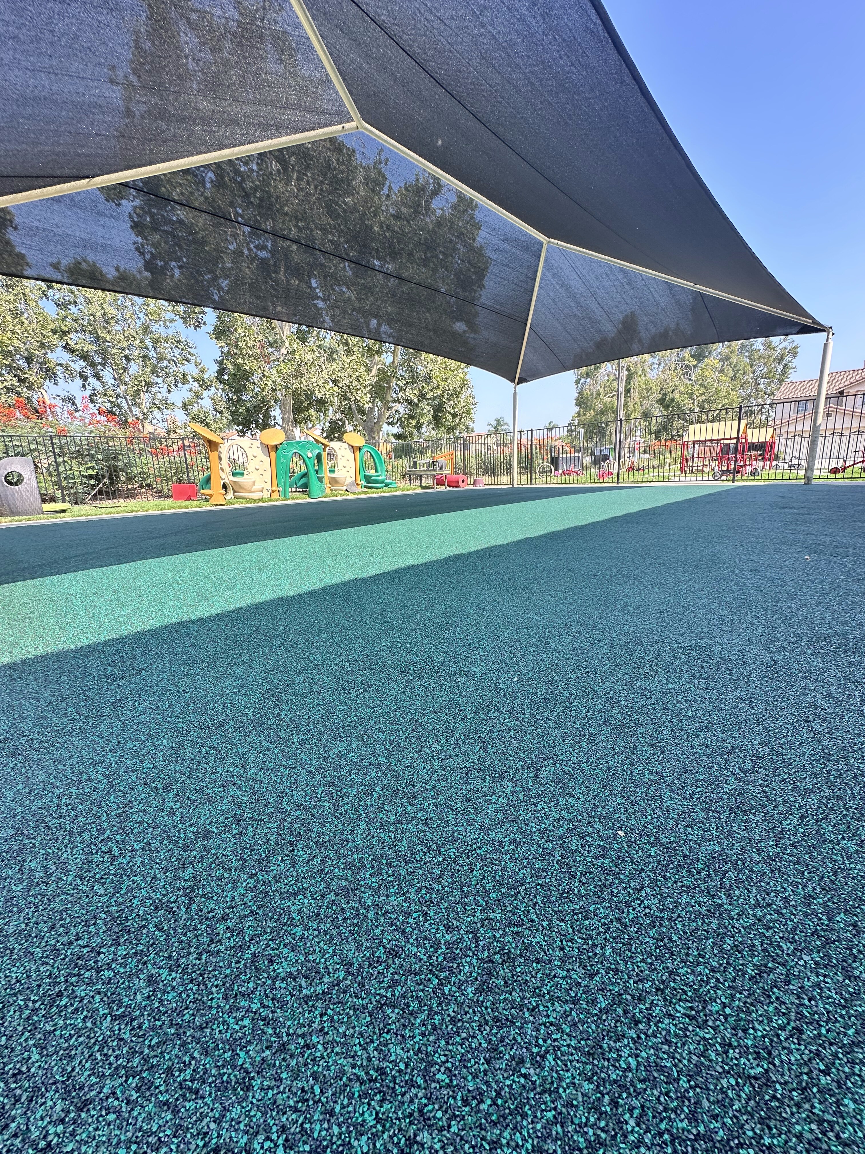 Poured-in-place rubber playground safety surface in San Diego, CA by TurboSurfacing