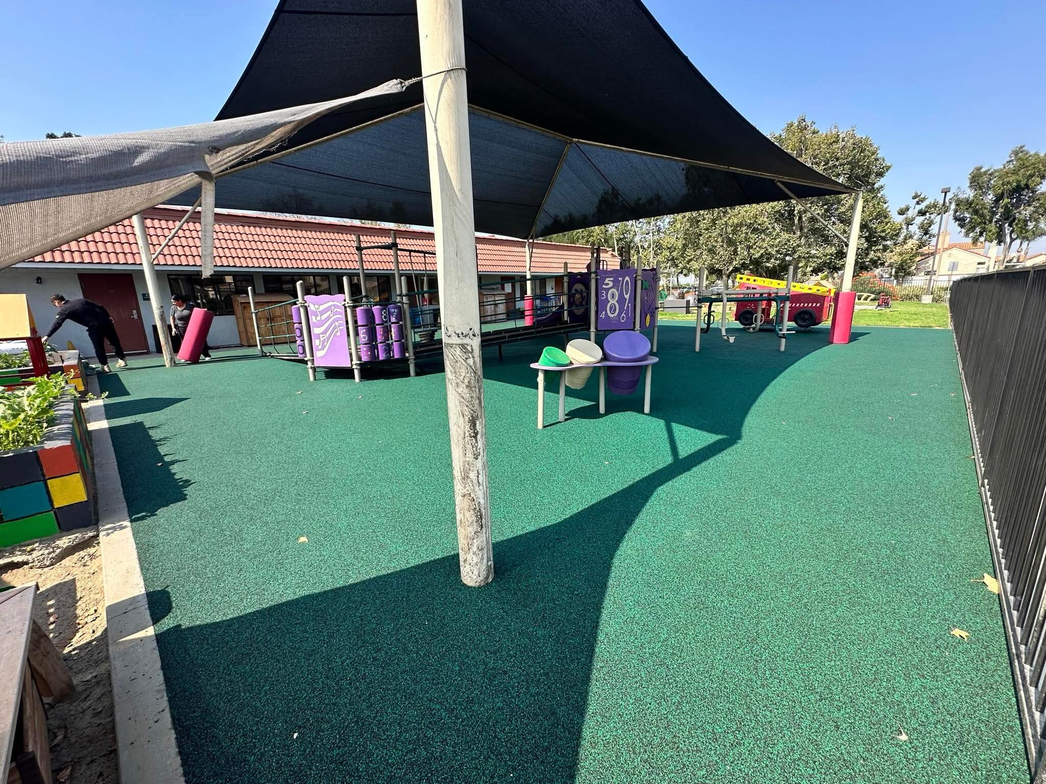 Poured-in-place rubber playground safety surface in San Diego, CA by TurboSurfacing