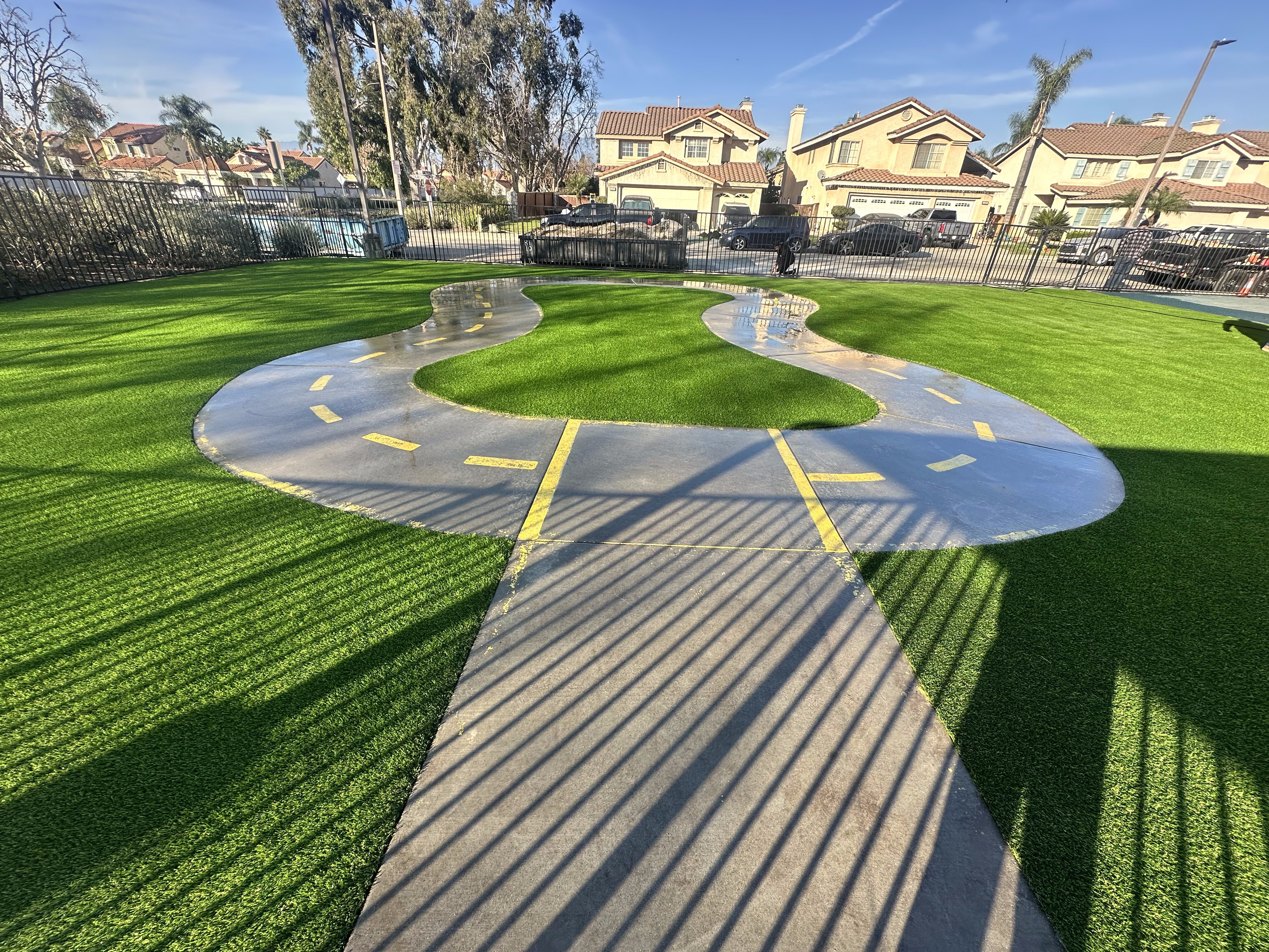 Artificial grass putting green in San Diego, CA by TurboSurfacing