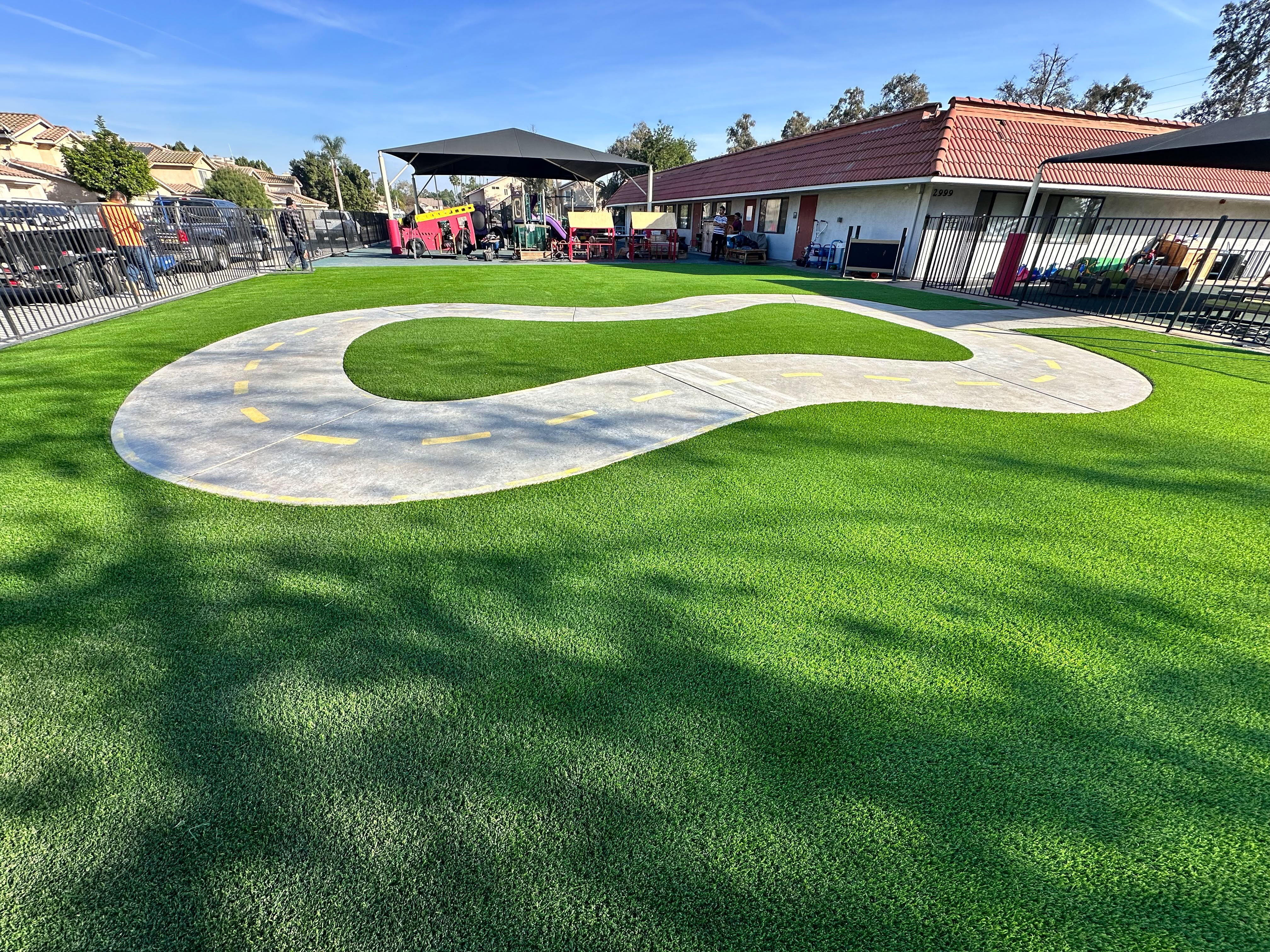 Artificial grass putting green in San Diego, CA by TurboSurfacing