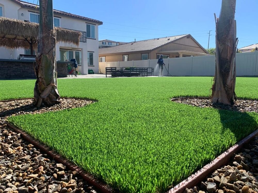 Artificial grass putting green in San Diego, CA by TurboSurfacing