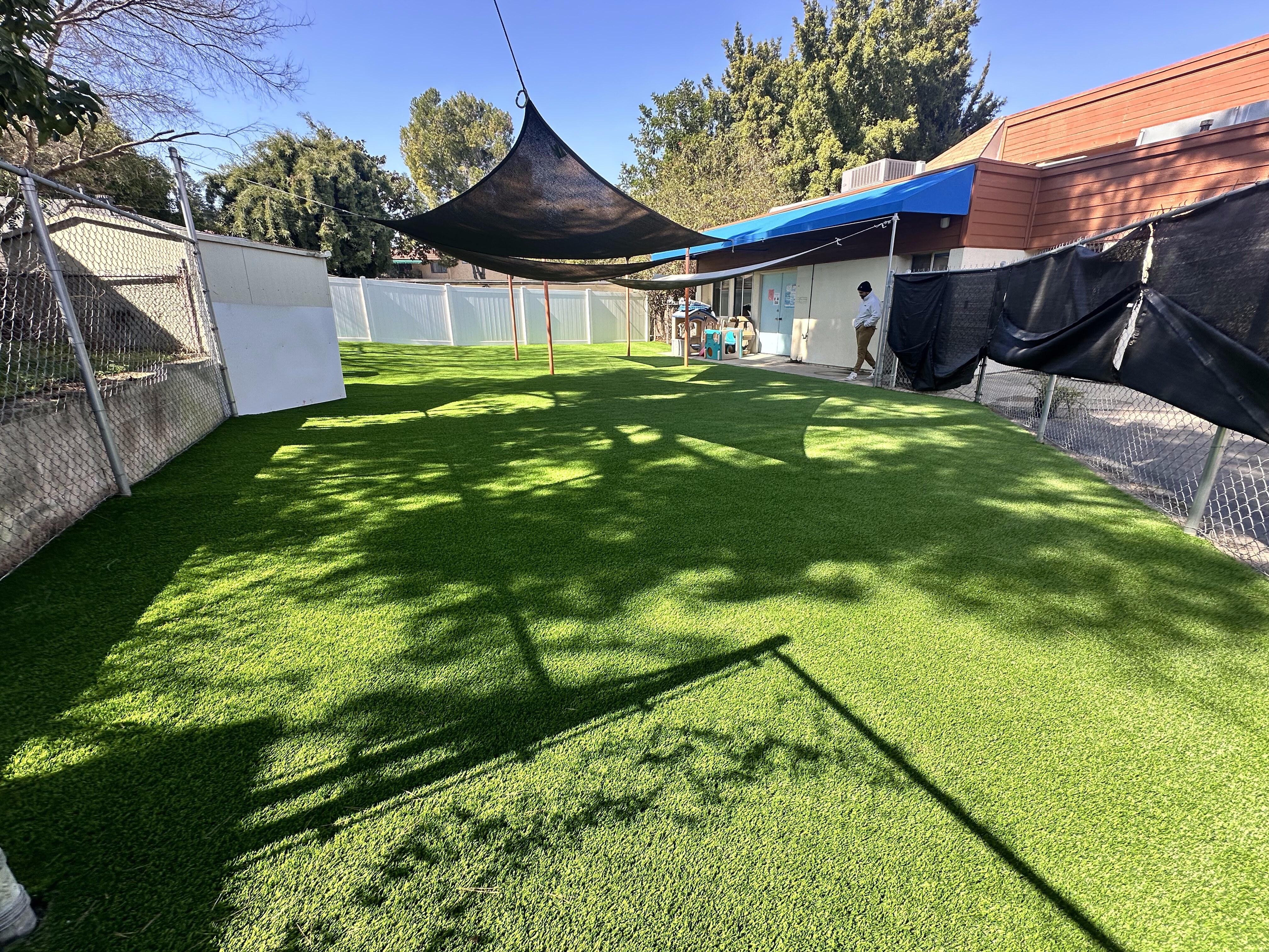 Artificial grass residential lawn in San Diego, CA by TurboSurfacing