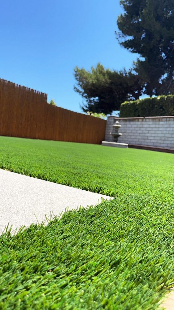 Artificial grass residential lawn in San Diego, CA by TurboSurfacing